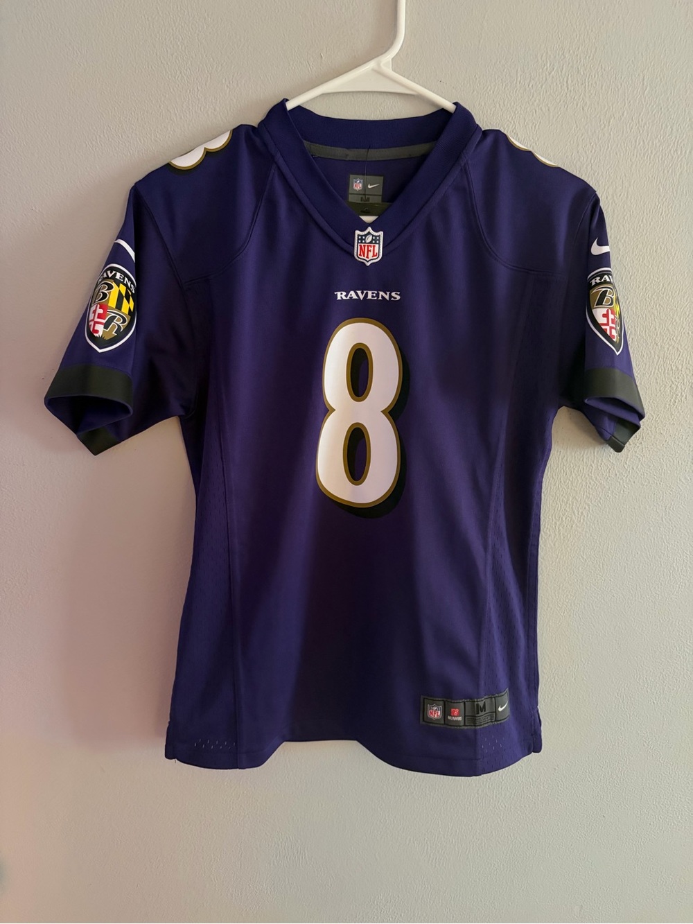 Nike Lamar Jackson Baltimore Ravens Jersey Purple Youth Sz Medium New with Tags!